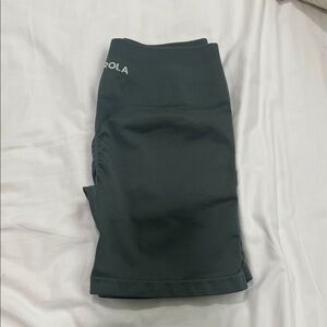 Aurola Women's Khaki Green Athletic Shorts